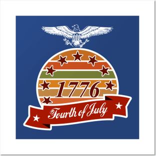 July 4th of 1776 Posters and Art